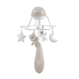 Chicco Rainbow zenélő kiságyforgó - Neutral