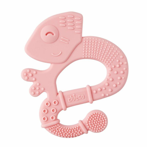 Chicco Super Soft rágóka - Rózsaszín kaméleon