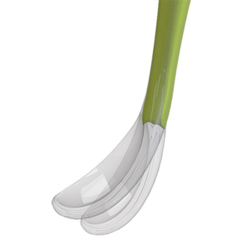 Chicco puha szilikon kanál - zöld