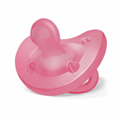 Chicco soft szilikon cumi 16-36 hó pink