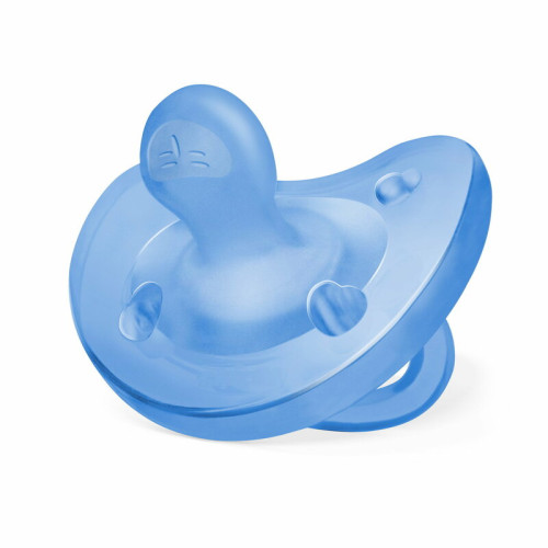 Chicco soft szilikon cumi 16-36 hó világoskék