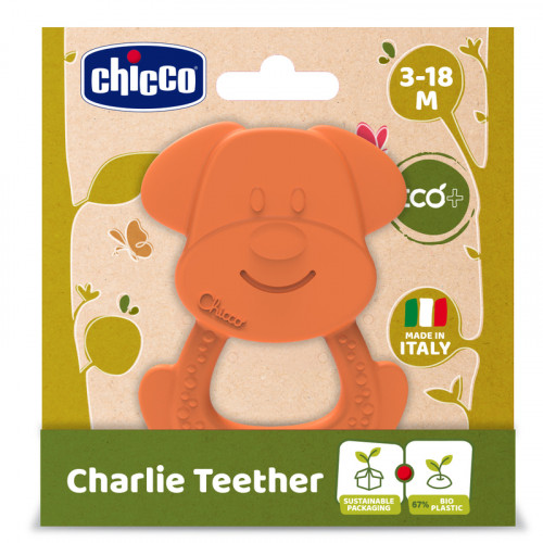 Chicco ECO+ rágóka - Charlie kutya