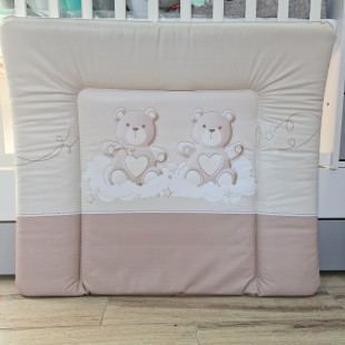 Pelenkázólap puha pufi 75x85 cm - macik