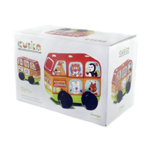 Cubika fa busz állatokkal