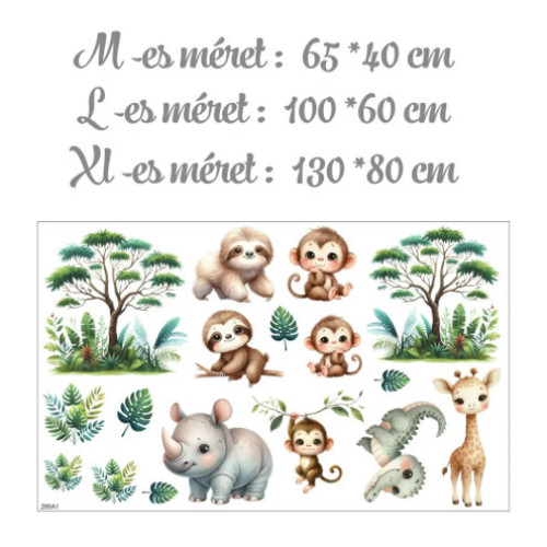 Falmatrica szett - Bébi dzsungel állatok