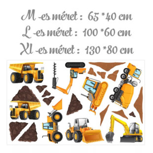 Falmatrica szett - Munkagépek