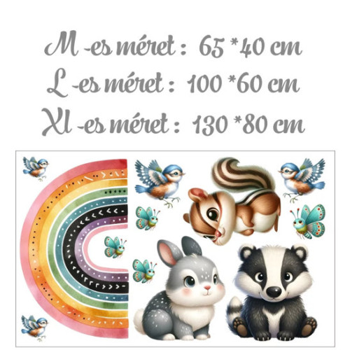 Falmatrica szett - erdei állatok