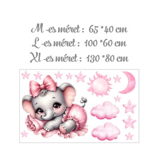 Falmatrica szett - lány bébi elefánt