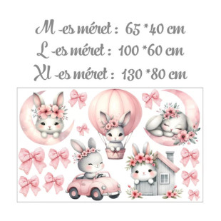 Falmatrica szett - lány nyuszik