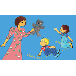 Diafilm Boribon, a játékmackó