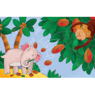 Diafilm - Az elefánt reggelije