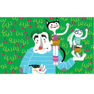 Diafilm A négyszögletű kerek erdő lakói