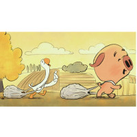 Diafilm Malac és Liba kirándul