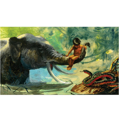 Diafilm Maugli, a farkasok fia