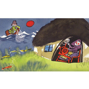 Diafilm Mese a halászról meg a kishalról