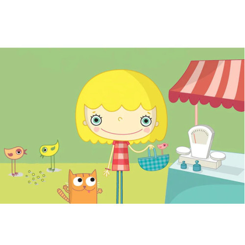 Diafilm Terka a piacon