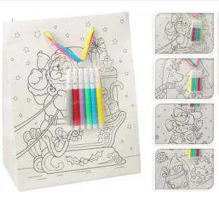 Ajándéktáska - Színezhető