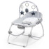 Baby Mix rezgő pihenőszék - Szürke csillagok