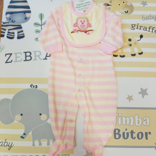 Bio rugdalózó előkével - bagoly 80