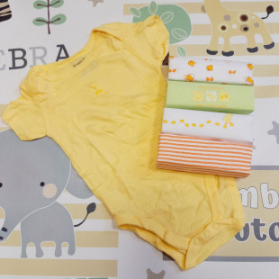 Body szett - 5 db-os rövid ujjú unisex