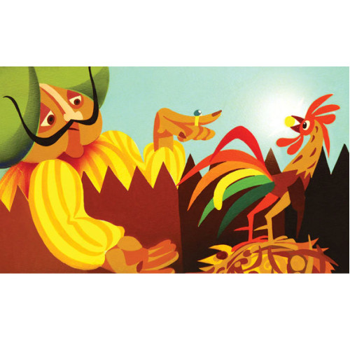 Diafilm A kiskakas gyémánt félkrajcárja