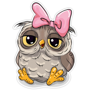 Fali dekor bagoly - SRP-033