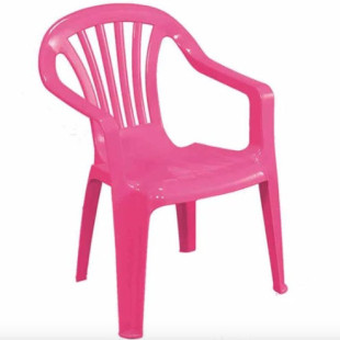 Gyermek szék - műanyag pink