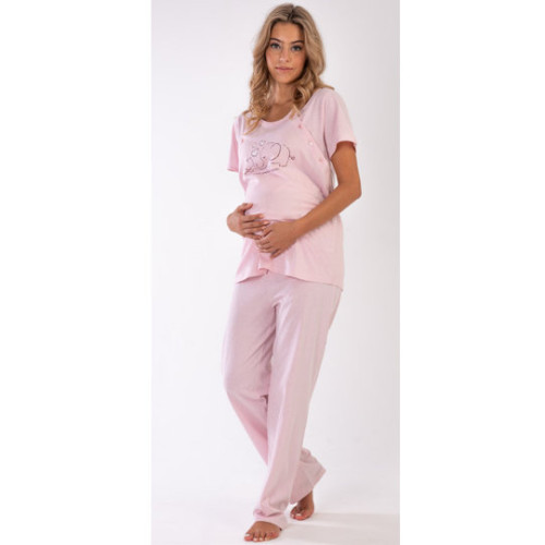 Kismama pizsama - rózsaszín elefántok