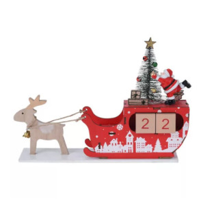 LED világítású dekorációs figura - Adventi naptár