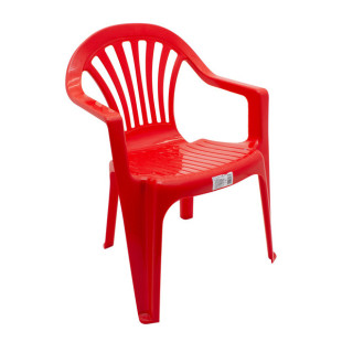 Gyermek szék - műanyag piros