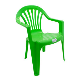 Gyermek szék - műanyag zöld