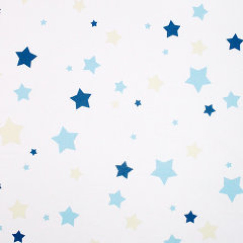 Pelenkázólap 70x66 kék-zöld csillagok