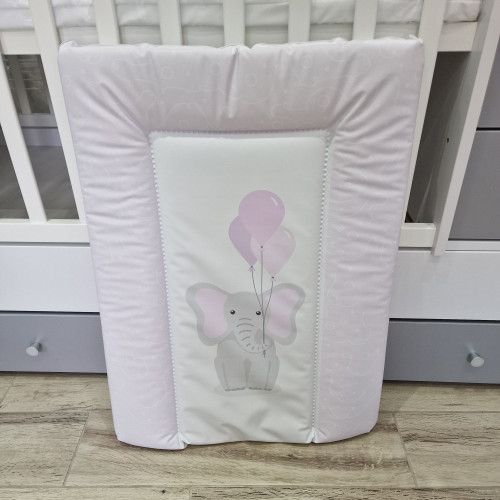 Pelenkázólap puha pufi 50x70 cm - elefánt