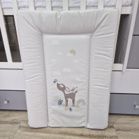 Pelenkázólap puha pufi 50x70 cm - őzike