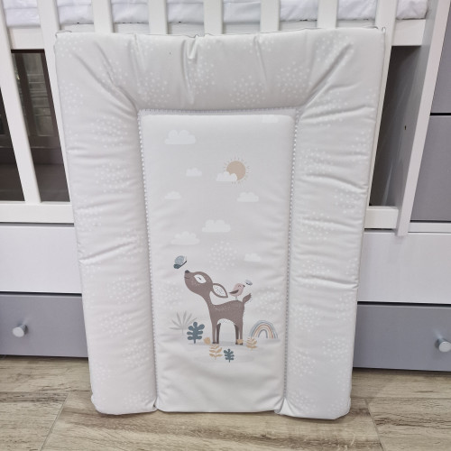 Pelenkázólap puha pufi 50x70 cm - őzike