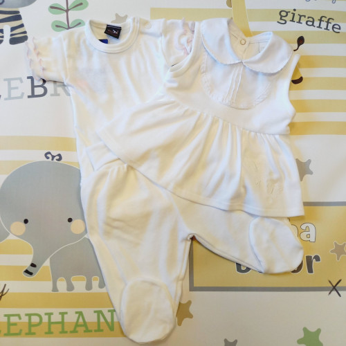 Trimex tunikás együttes fehér