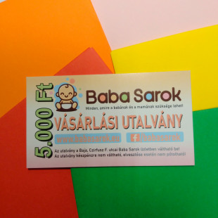 Vásárlási utalvány 5000