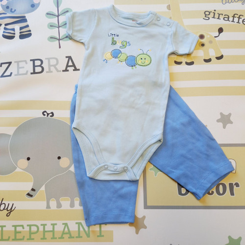 Együttes bio - body és nadrág kukacka