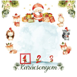 Mérföldkő takaró - Karácsony