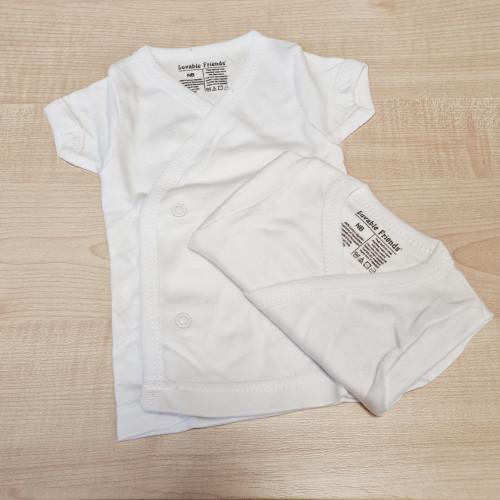 Rékli 2 db - fehér rövid ujjú