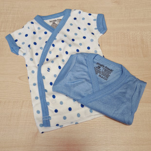 Rékli 2 db - kék rövid ujjú