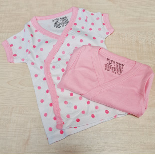 Rékli 2 db - rózsaszín rövid ujjú