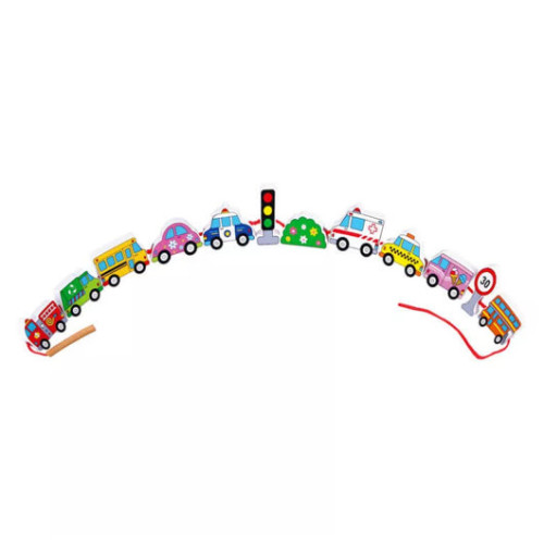 Fa fűzőcske dobozban - Járművek