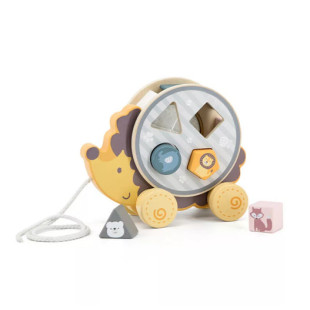 Fa húzogatós formafelismerő - Süni