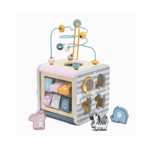 Fa készségfejlesztő kocka