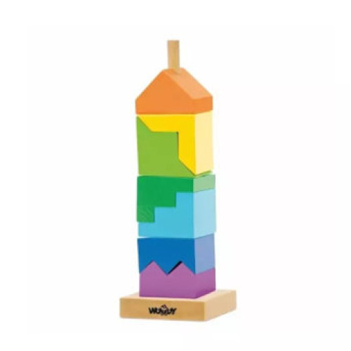 Fa montesszori torony - Színes