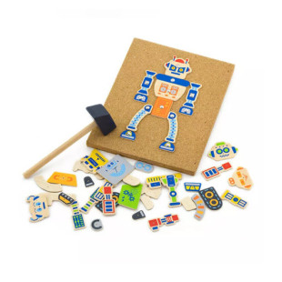 Fa mozaik szett - Robot