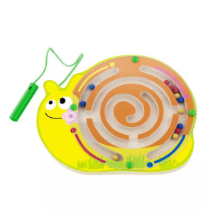 Fa mágneses golyóvezető - Csiga