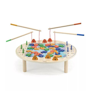 Fa mágneses horgászós játék asztalon