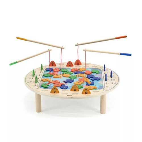 Fa mágneses horgászós játék asztalon